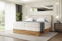 ALTDECOR Boxspringbett LOLLI5 KING Beige mit Topper und Bettkästen Bild 2