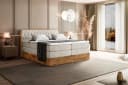 ALTDECOR Boxspringbett LOLLI5 KING Beige mit Topper und Bettkästen Bild 4