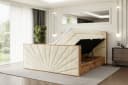 ALTDECOR Boxspringbett LOLLI6-Z KING Beige/Braun mit Topper Bild 3