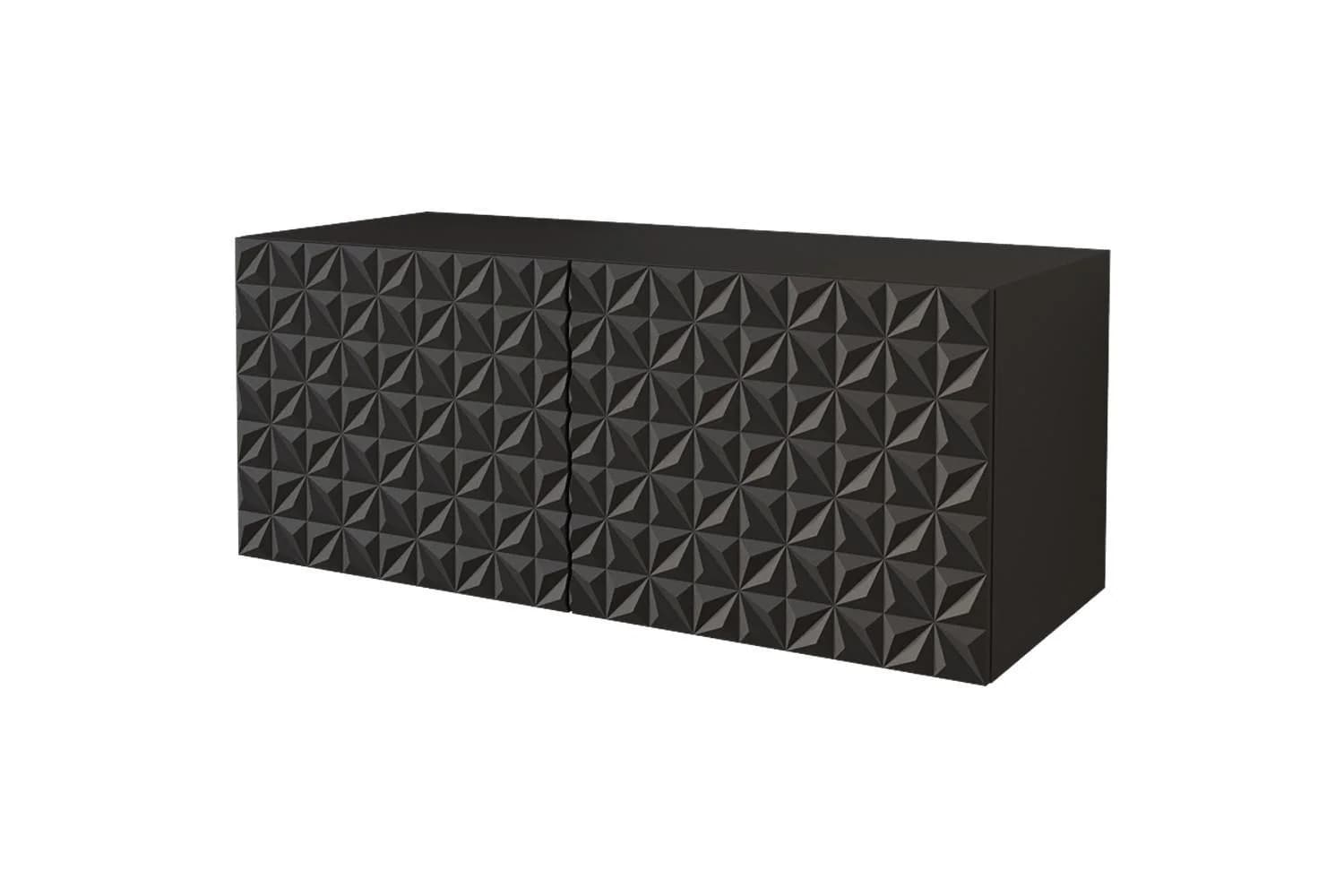 Lowboard VIRA-W Schwarz 100x40x40 cm