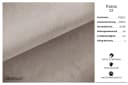 ALTDECOR Ecksofa SERRA-L L-Form Samt Hellbraun Wohnlandschaft Bild 4