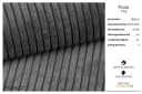 ALTDECOR Ecksofa SERRA-L L-Form Dunkelgrau Cord Bild 4