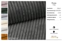 ALTDECOR Wohnlandschaft Garvo-U3 Eckcouch U-Form Cord Dunkelgrau Bild 4