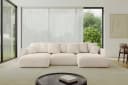 ALTDECOR Wohnlandschaft ONESK-U U-Form Couch mit Schlaffunktion Beige Bild 2