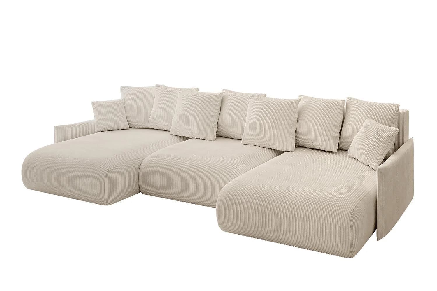 ALTDECOR Wohnlandschaft ONESK-U-v1 Couch mit Schlaffunktion U-Form