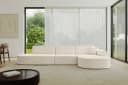 ALTDECOR Ecksofa MARI-L2 L-Form Beige Cord Stoff Bild 2