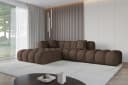 ALTDECOR Ecksofa OLEA-L2 L-Form Braun Samt Bild 3