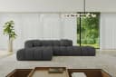 ALTDECOR Ecksofa OLEA-L2, Sofa L-Form Dunkelgrau Samt Bild 2