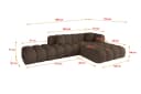 ALTDECOR Ecksofa OLEA-L2, Sofa L-Form Eckcouch Bild 5
