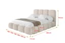 ALTDECOR Polsterbett KALA Doppelbett mit Stauraum und Kopfteil Bild 4