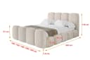 ALTDECOR Polsterbett KALA-Z Doppelbett mit Stauraum und Kopfteil Bild 4