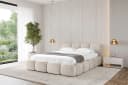ALTDECOR Polsterbett KALA-v1 Beige mit Stauraum und Matratze Bild 2