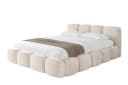 ALTDECOR Polsterbett KALA-v1 Beige mit Bettkasten und Lattenrost Bild 1
