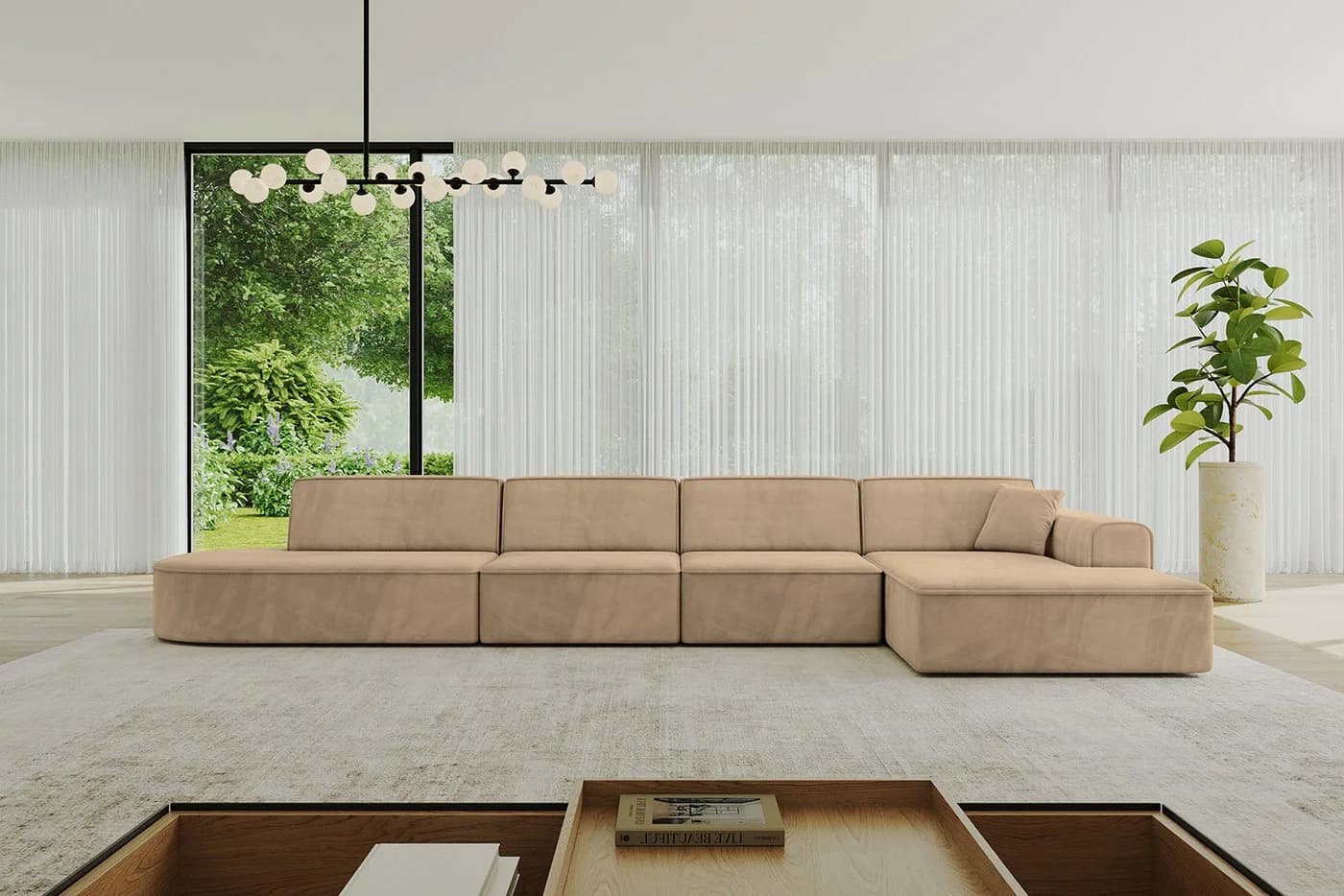 ALTDECOR Ecksofa IREA-L3-v3 L-Form Wohnlandschaft - Bild 2