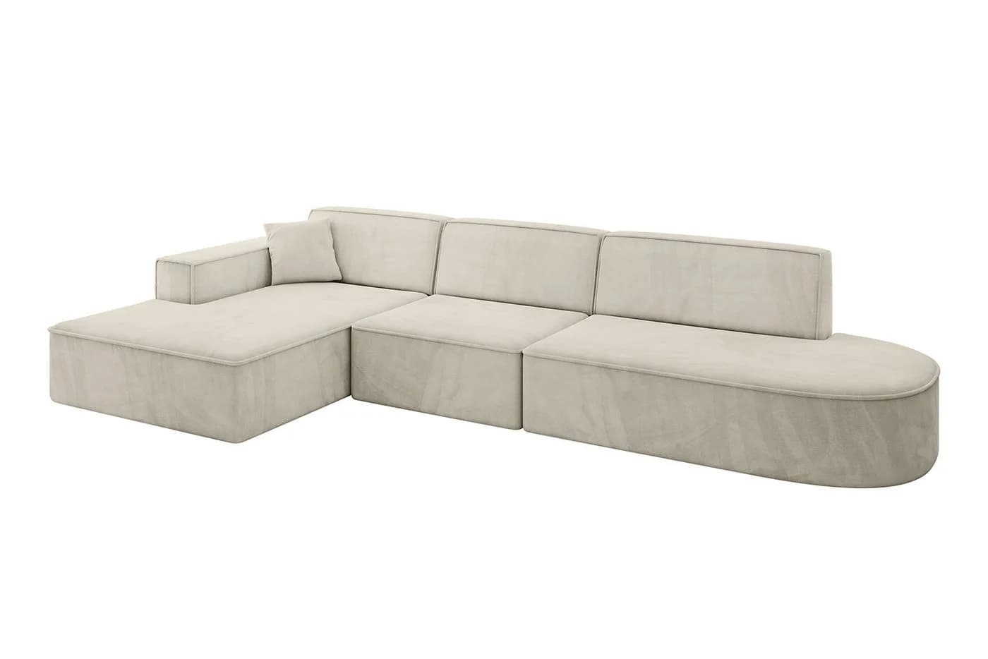ALTDECOR Ecksofa IREA-L2-v4, Sofa Beige