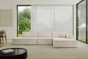 ALTDECOR Ecksofa IREA-L2-v4, Sofa L-Form Beige Bild 2
