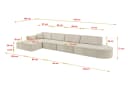 ALTDECOR Ecksofa IREA-L3-v4 L-Form Couch Wohnlandschaft Bild 4