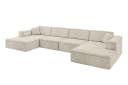 ALTDECOR Wohnlandschaft IREA-U2-v4, U-Form Ecksofa Beige Bild 1