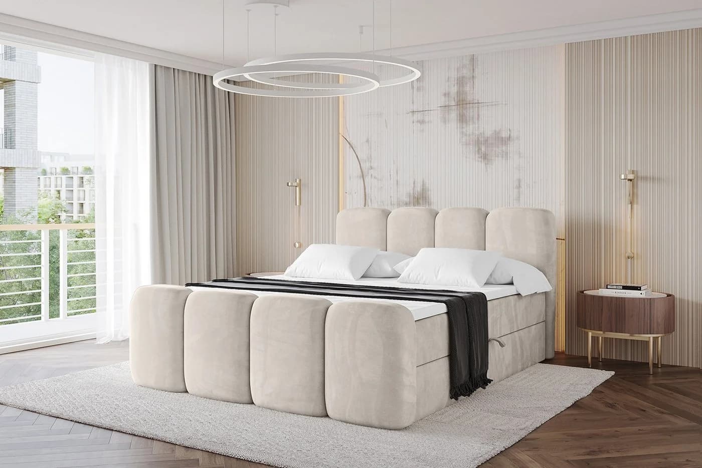 ALTDECOR Boxbett NINA-Z mit Topper und Bettkästen - Bild 2