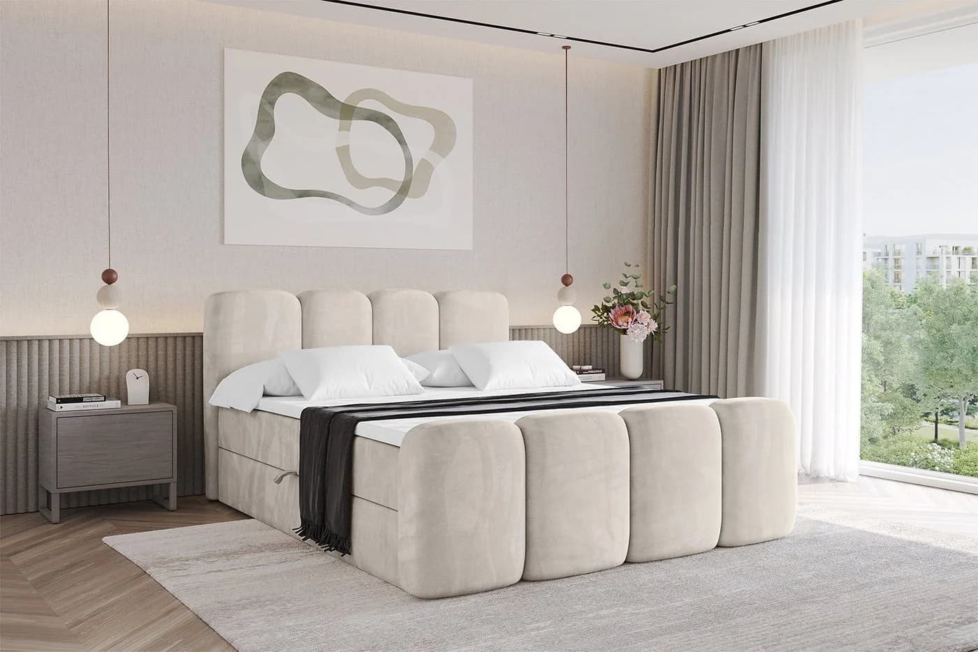 ALTDECOR Boxbett NINA-Z mit Topper und Bettkästen - Bild 5