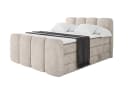 ALTDECOR Boxspringbett NINA-Z KING Beige mit Topper und Bettkästen Bild 1