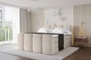 ALTDECOR Boxspringbett NINA-Z KING Beige mit Topper und Bettkästen Bild 2