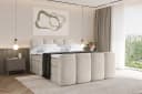 ALTDECOR Boxspringbett NINA-Z KING Beige mit Topper und Bettkästen Bild 5