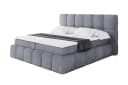 ALTDECOR Boxspringbett AURI Grau mit Bettkästen und Topper Bild 1
