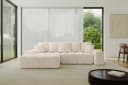 ALTDECOR Ecksofa ENSI-L L-Form mit Schlaffunktion Beige Bild 2