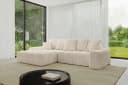 ALTDECOR Ecksofa ENSI-L L-Form mit Schlaffunktion Beige Bild 3