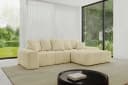 ALTDECOR Ecksofa ENSI-L Beige mit Schlaffunktion und Bettkasten Bild 3