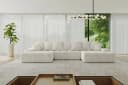 ALTDECOR Wohnlandschaft ENSI-U Eckcouch L-Form mit Schlaffunktion Bild 2