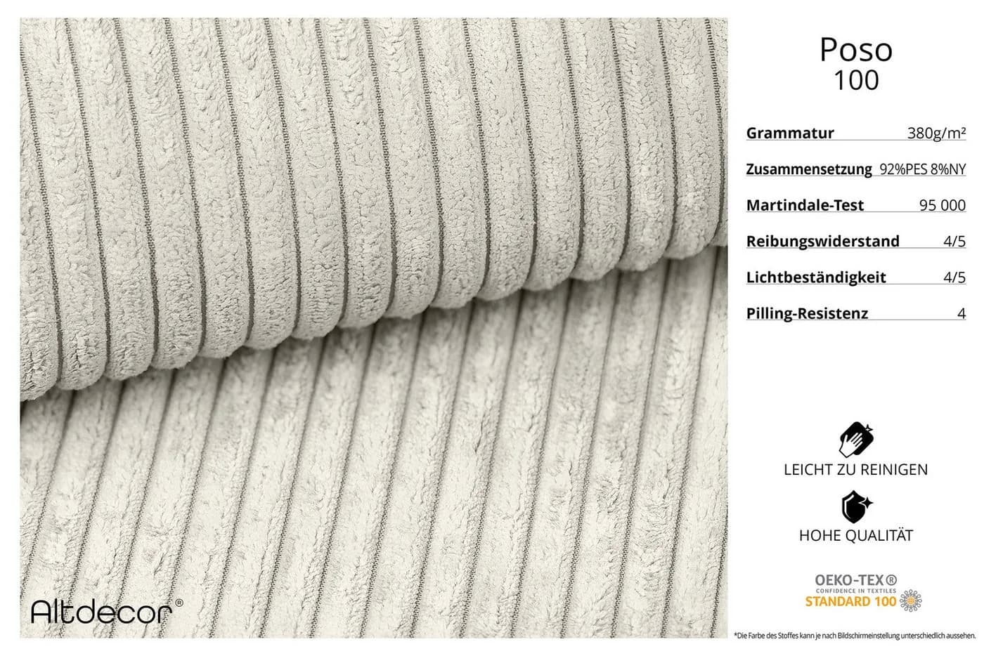 ALTDECOR Wohnlandschaft ENSI-U Eckcouch L-Form mit Schlaffunktion - Bild 4