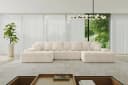 ALTDECOR Wohnlandschaft ENSI-U L-Form Eckcouch mit Schlaffunktion Bild 2