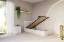 ALTDECOR Jugendbett LIVY Polsterbett mit Bettkasten und Lattenrost Bild 3