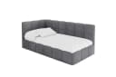 ALTDECOR Jugendbett LIVY Grau mit Bettkasten und Lattenrost Bild 1