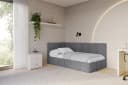 ALTDECOR Jugendbett LIVY Grau mit Bettkasten und Lattenrost Bild 2