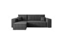 Lookway Ecksofa CARLOS L-Form Dunkelgrau mit Schlaffunktion und Bettkasten Bild 3