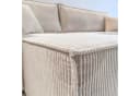 Lookway Ecksofa CARLOS L-Form Beige Cord mit Schlaffunktion Bild 5