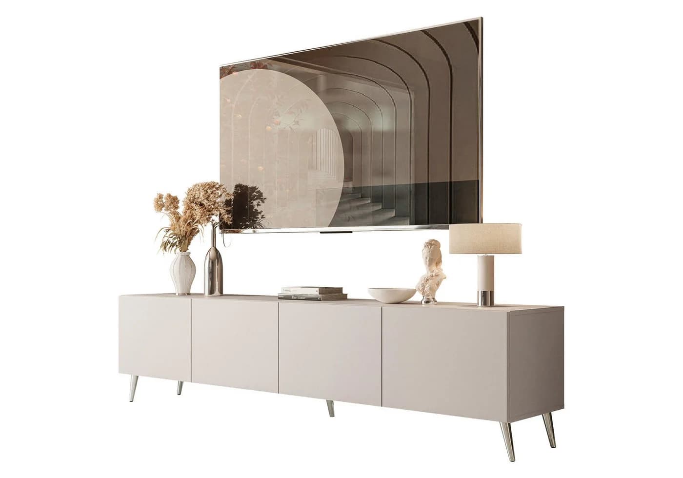 Lookway Lowboard COLGANTE Kaschmir Push-to-Open TV Schrank - Bild 2