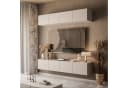 Lookway Wohnwand COLGANTE Kaschmir Matt mit LED Bild 1