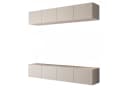 Lookway Wohnwand COLGANTE Kaschmir Matt mit LED Bild 4
