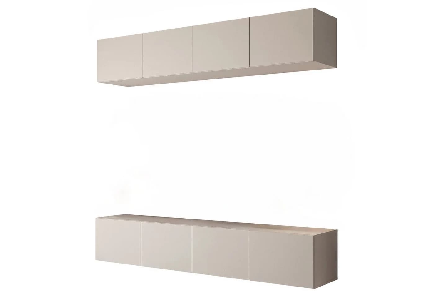 Lookway Wohnwand COLGANTE Kaschmir Matt mit LED - Bild 4