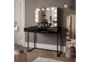 Lookway Schminktisch BLANCO LOFT ELITE mit LED-Spiegel und Schubladen Schwarz Bild 3