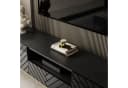 Lookway TV-Schrank SANTILE Hochglanz Schwarz mit goldenen Beinen Bild 5