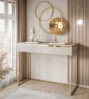 Lookway Schminktisch AURORA GOLD KASCHMIR mit LED-Spiegel Bild 1