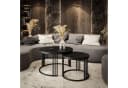 Lookway Couchtisch LORI 2in1 Schwarz Matt 2er Set Bild 1