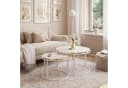 Lookway Couchtisch SOLEIL 2in1 Hochglanz Rund Bild 1