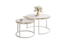 Lookway Couchtisch SOLEIL 2in1 Hochglanz Rund Bild 2