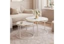 Lookway Couchtisch SOLEIL 2in1 Hochglanz Rund Bild 3
